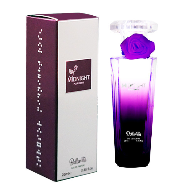 عطر جیبی زنانه بالرینا مدل Midnight حجم 25 میلی لیتر