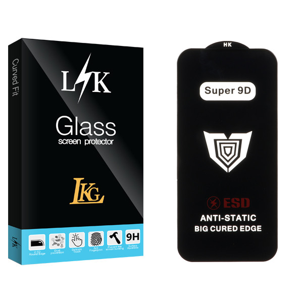 محافظ صفحه نمایش ال کا جی مدل Super 9D LKK مناسب برای گوشی موبایل اپل iPhone 13