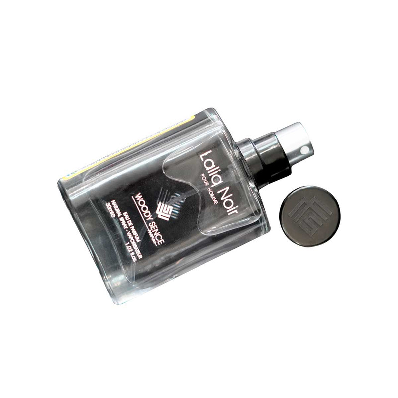 عطر جیبی وودی سنس لالیک نویر حجم 30 میلی لیتر