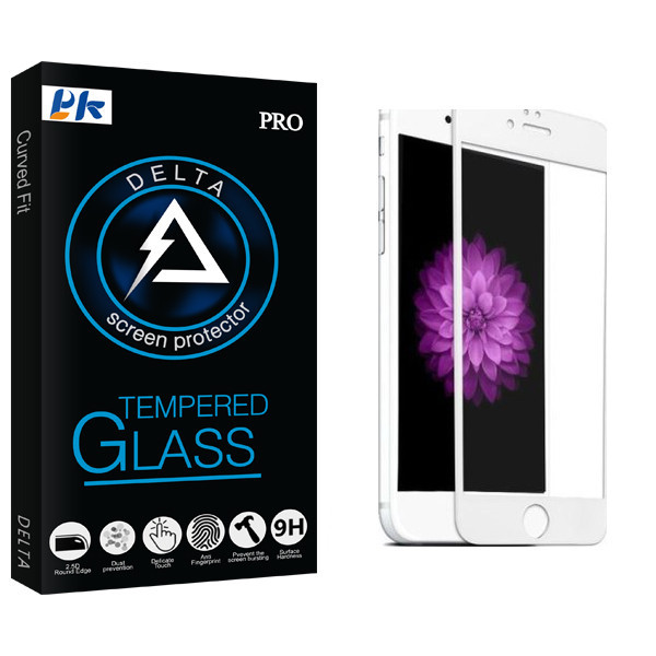 محافظ صفحه نمایش پی کی مدل Delta Glass مناسب برای گوشی موبایل اپل iPhone 7/8