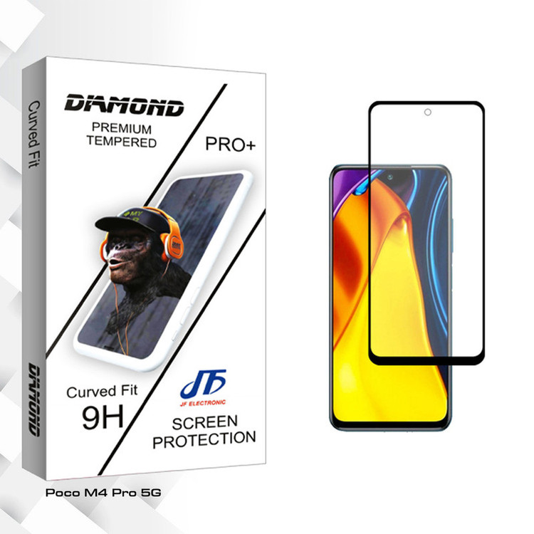 محافظ صفحه نمایش شیشه ای جی اف مدل Diamond Pro مناسب برای گوشی موبایل شیائومی Poco M4 Pro 5G