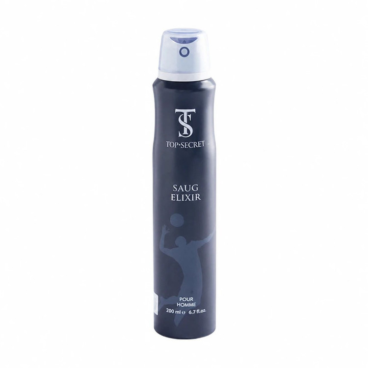 اسپری ضدتعریق مردانه تاپ سکرت مدل Saug Elixir حجم 200 میلیلیتر