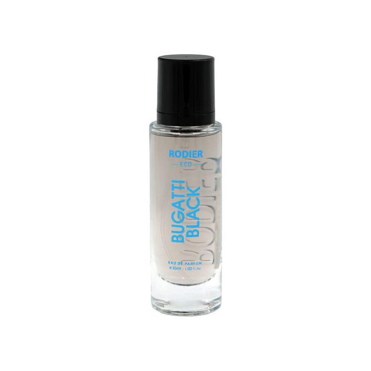 عطر جیبی مردانه رودیر مدل BUGATTI BLACK حجم 30 میلی لیتر