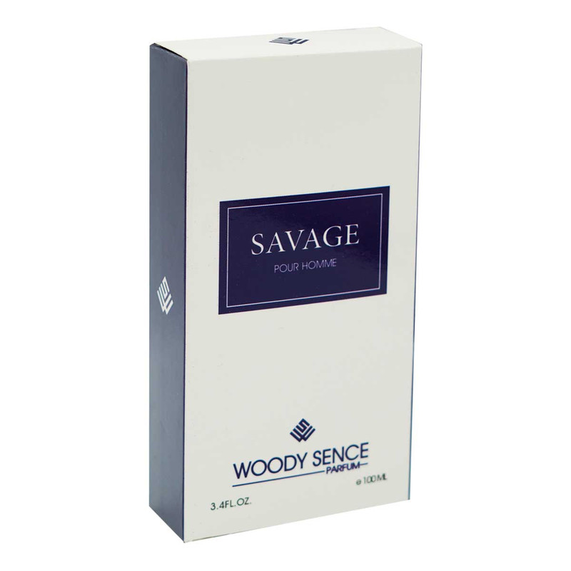 ادو پرفیوم مردانه وودی سنس مدل Savage حجم 100 میلی لیتر