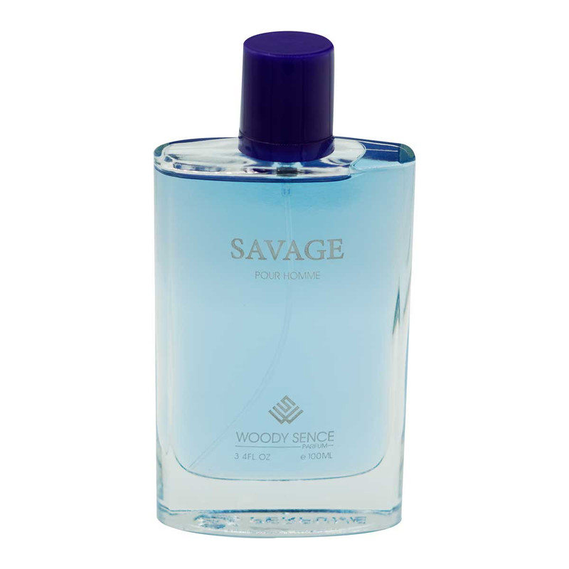 ادو پرفیوم مردانه وودی سنس مدل Savage  حجم 100 میلی لیتر