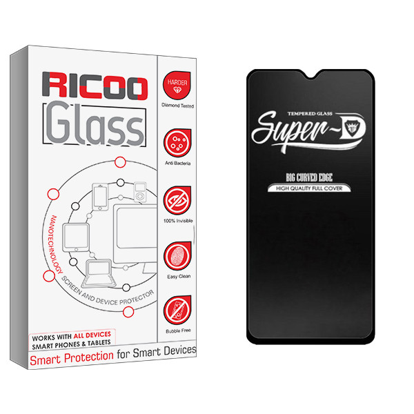 محافظ صفحه نمایش شیشه ای ریکو مدل Ricoo Glass Super-D مناسب برای گوشی موبایل سامسونگ Galaxy A22 5G