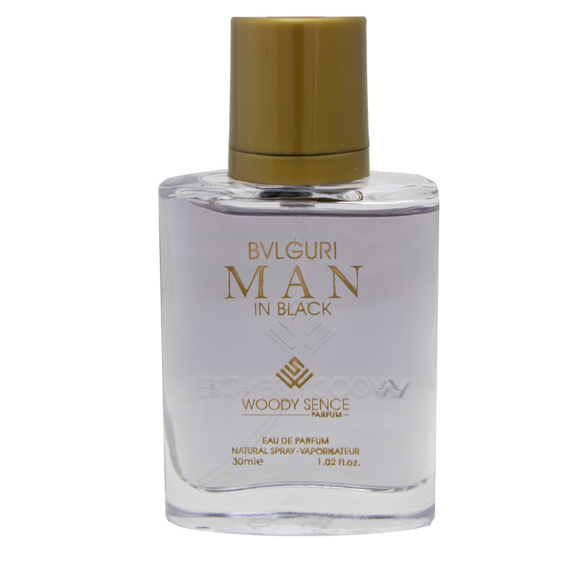 عطر جیبی مردانه وودی سنس مدل BVLGURI IN BLACK حجم 30 میلی لیتر