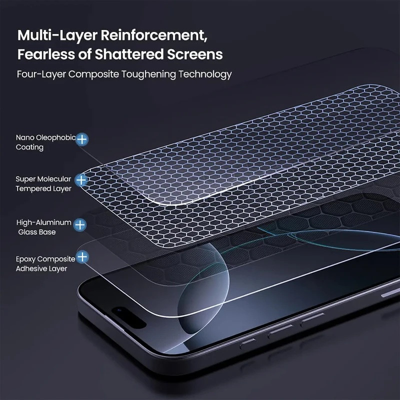 محافظ صفحه نمایش ال کا جی مدل بی حاشیه مناسب برای گوشی موبایل اپل iPhone 13