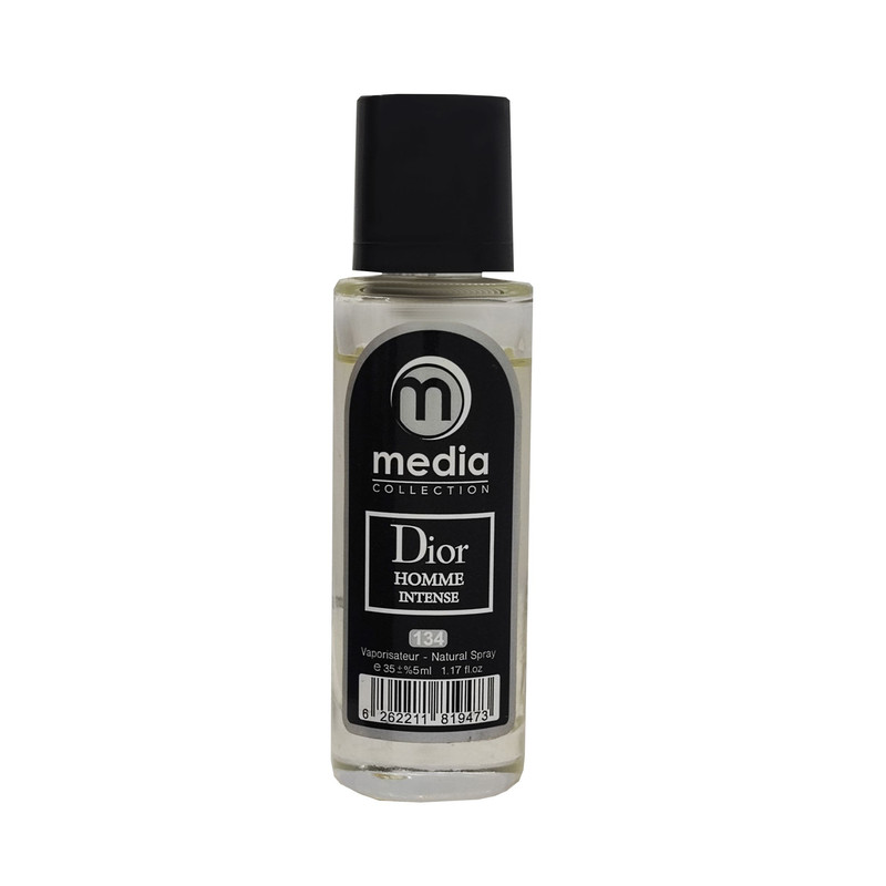 عطر جیبی مردانه مدیا مدل dior homme intense با رایحه گرم حجم 35 میلیلیتر