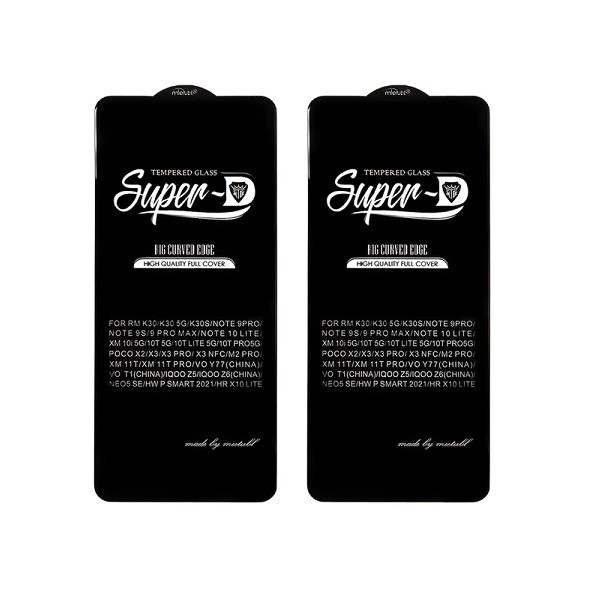 محافظ صفحه نمایش آرمور مدل Super-D مناسب برای گوشی موبایل اپل iPhone 14pro max بسته 2 عددی