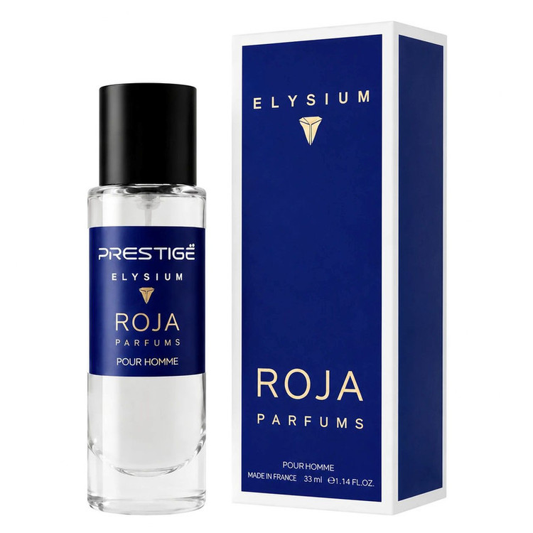 عطر جیبی مردانه پرستیژ مدل ROJA با رایحه گرم و تلخ حجم 35 میلیلیتر