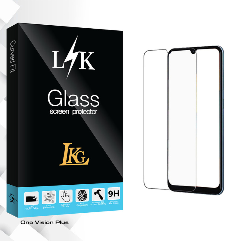 محافظ صفحه نمایش شیشه ای ال کا جی مدل LK Glass مناسب برای گوشی موبایل موتورولا One Vision Plus