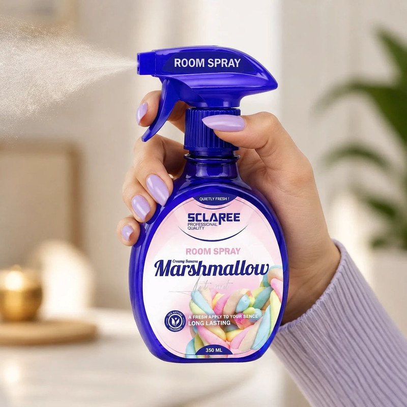 اسپری خوشبوکننده اسکلاره مدل Marshmallow رایحه شیرین حجم 350 میلی لیتر