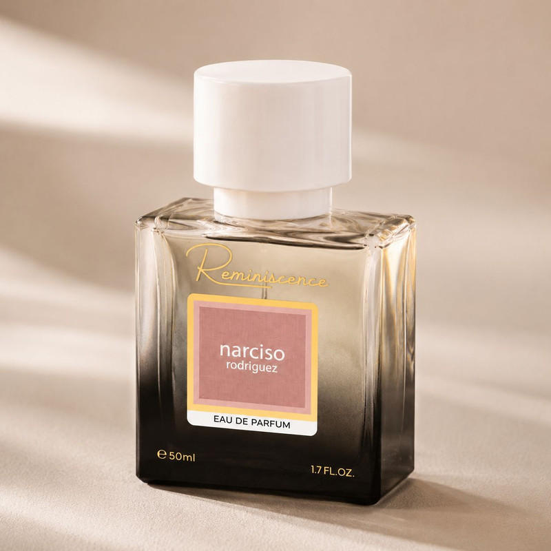 ادوپرفیوم زنانه رمینیسنس مدل Narciso Rodriguez با رایحه شیرین و گلی حجم 50 میلیلیتر