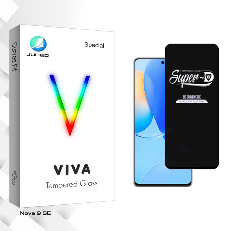 محافظ صفحه نمایش شیشه ای جانبو مدل Viva Glass Super D مناسب برای گوشی موبایل هوآوی Nova 9 SE