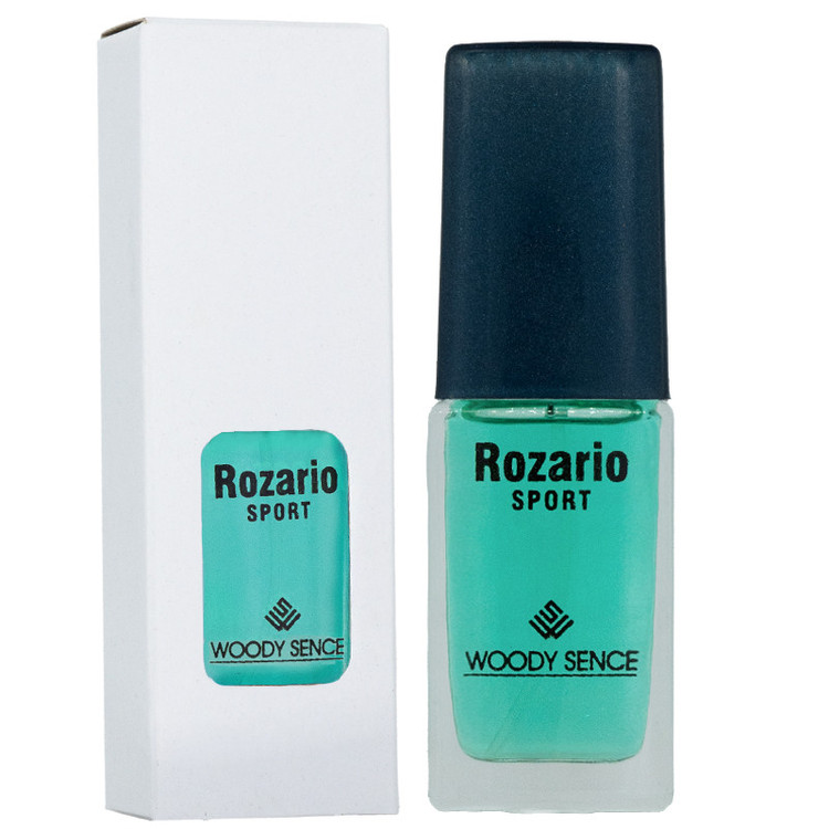 عطر جیبی مردانه وودی سنس مدل Rozario sport حجم 15 میلی لیتر