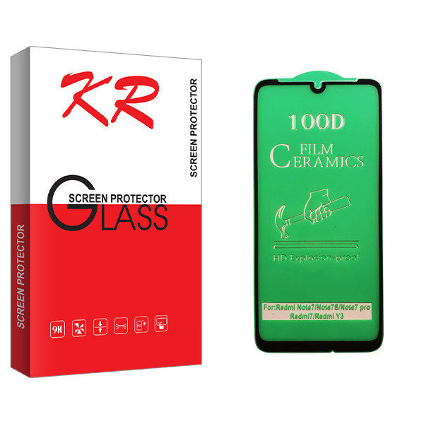 محافظ صفحه نمایش سرامیکی کی آر مدل +HD مناسب برای گوشی موبایل شیائومی Redmi Note 7