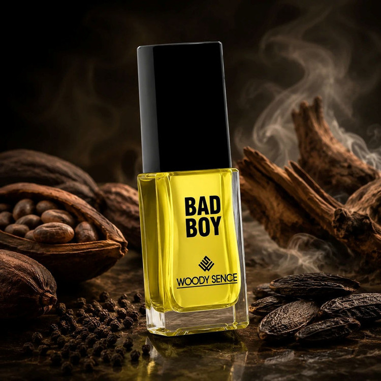 عطر جیبی مردانه وودی سنس مدل Bad Boy با رایحه تند و شرقی حجم 15 میلیلیتر
