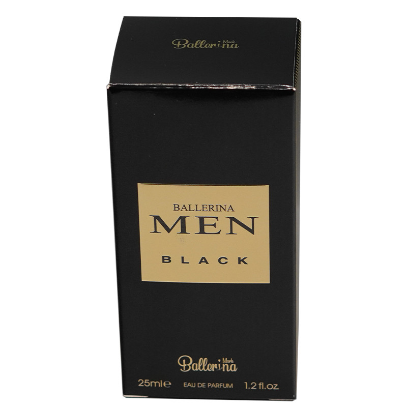 عطر جیبی مردانه بالرینا مدل MEN BLACK با رایحه گرم حجم 25 میلیلیتر