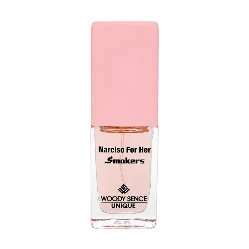 عطر جیبی زنانه وودی سنس مدل Narciso For Her Smokers با رایحه شیرین و گلی حجم 15 میلیلیتر