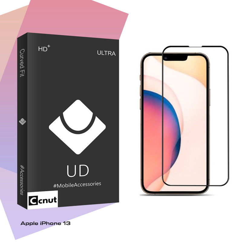 محافظ صفحه نمایش کوکونات مدل UD Black مناسب برای گوشی موبایل اپل iPhone 13