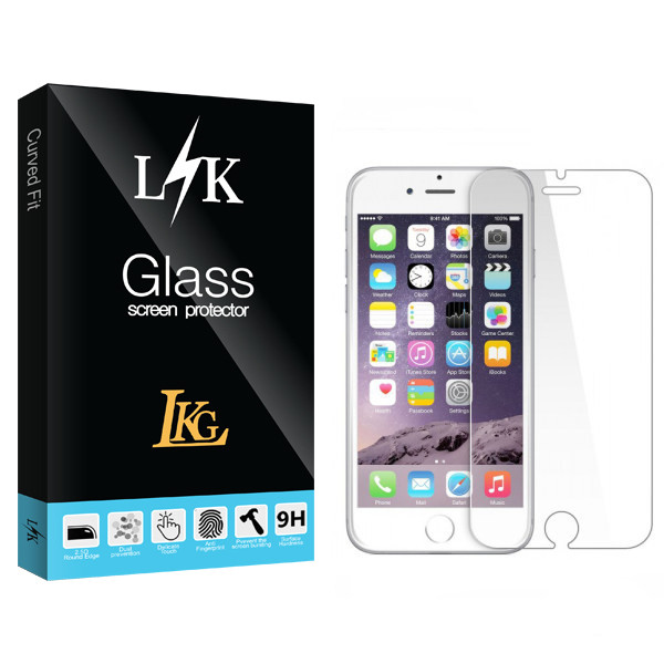 محافظ صفحه نمایش ال کا جی مدل LK Glass مناسب برای گوشی موبایل اپل iPhone 6s