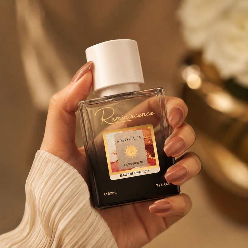 ادوپرفیوم رمینیسنس مدل Amouage Guidance با رایحه شیرین و گلی حجم 50 میلیلیتر
