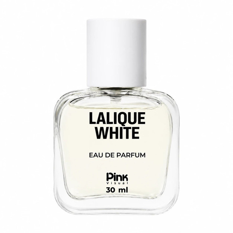 عطر جیبی مردانه پینک ویژوآل مدل Lalique White با رایحه خنک و مرکباتی حجم 30 میلیلیتر
