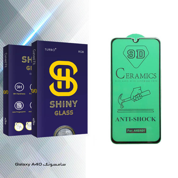 محافظ صفحه نمایش سرامیکی آتوچبو مدل Shiny Glass مناسب برای گوشی موبایل سامسونگ Galaxy A40