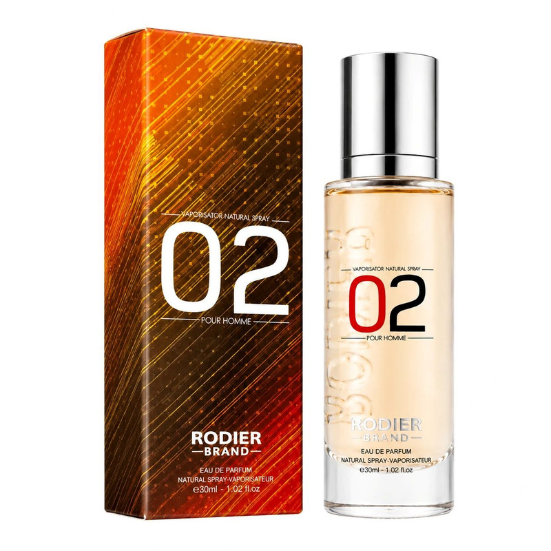 عطر جیبی مردانه رودیر مدل molecule 02 با رایحه گرم، تند حجم 30 میلیلیتر
