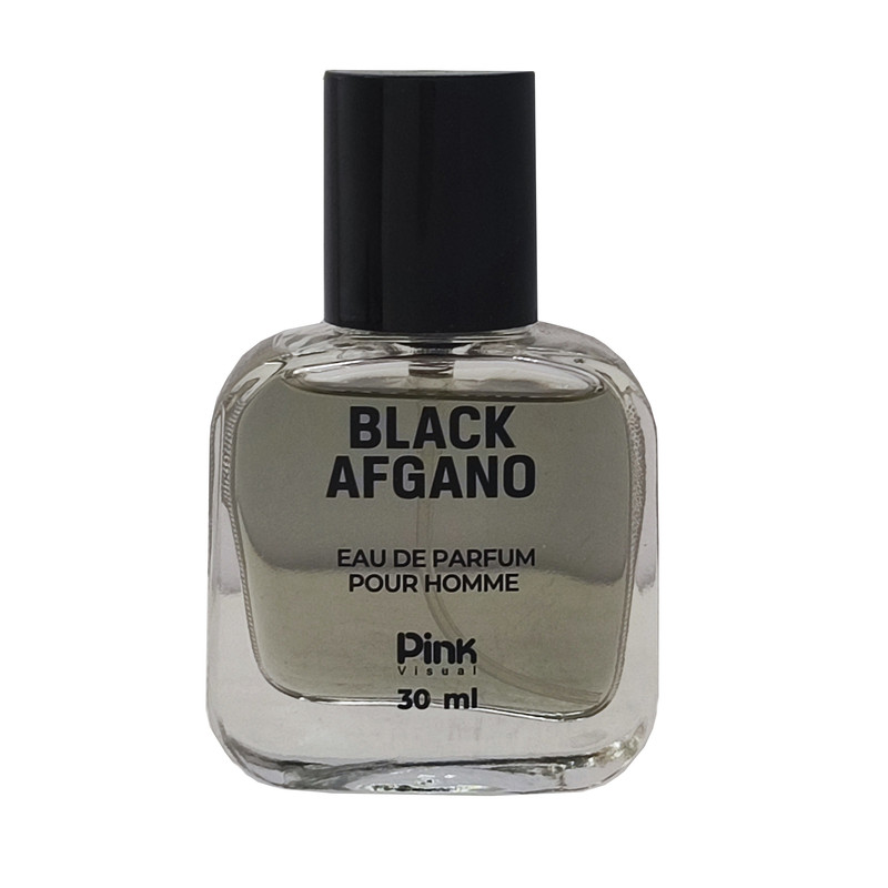 عطر جیبی مردانه پینک ویژوال مدل Black Afghano حجم 30 میلی لیتر