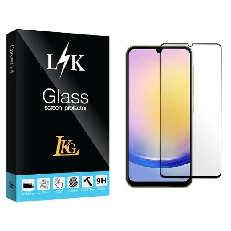 محافظ صفحه نمایش شیشه ای ال کا جی مدل LKK full مناسب برای گوشی موبایل اینفینیکس INFINIX HOT 8/smart 5//6/7/x657/
