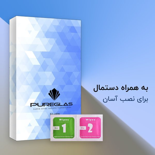 محافظ صفحه نمایش شیشه ای پیور گلس مدل NueGlas مناسب برای گوشی موبایل شیائومی Redmi 12