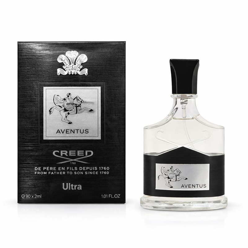 عطر جیبی مردانه اولترا ویرچوآل مدل Creed Aventus با رایحه تلخ حجم 30 میلی‌لیتر