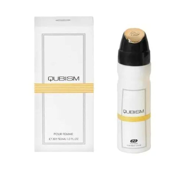 عطر جیبی زنانه عماد آرا مدل Qubism با رایحه شیرین حجم 30 میلی‌لیتر