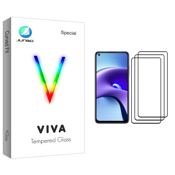 محافظ صفحه نمایش جانبو مدل Viva Glass مناسب برای گوشی موبایل شیائومی Redmi Note 9T بسته سه عددی