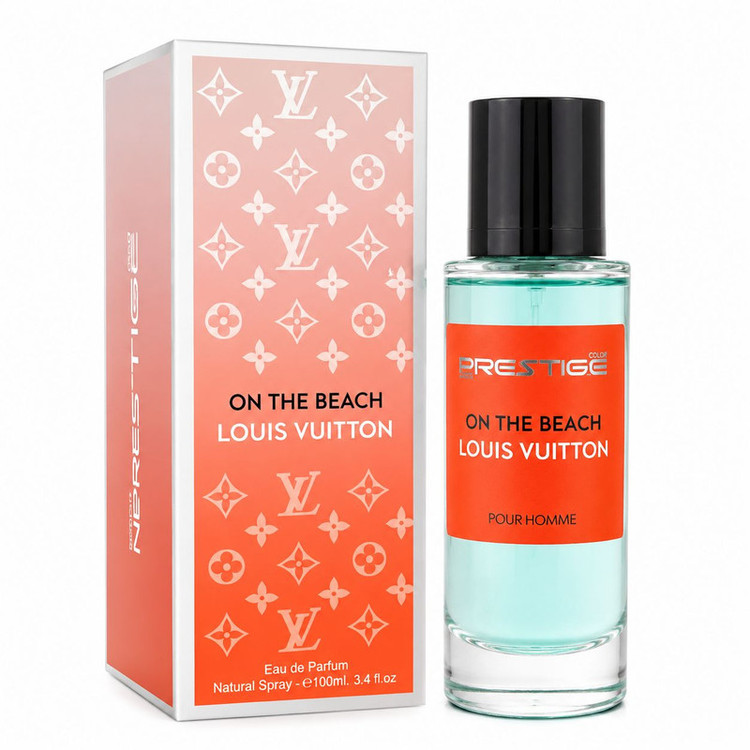 عطر جیبی نیو پرستیژ کالر مدل On The Beach با رایحه خنک و مرکباتی حجم 35 میلیلیتر