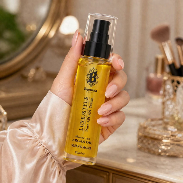 روغن آرگان بیجورکا مدل Luxe Style مناسب برای موهای خشک و آسیب دیده حجم 80 میلیلیتر