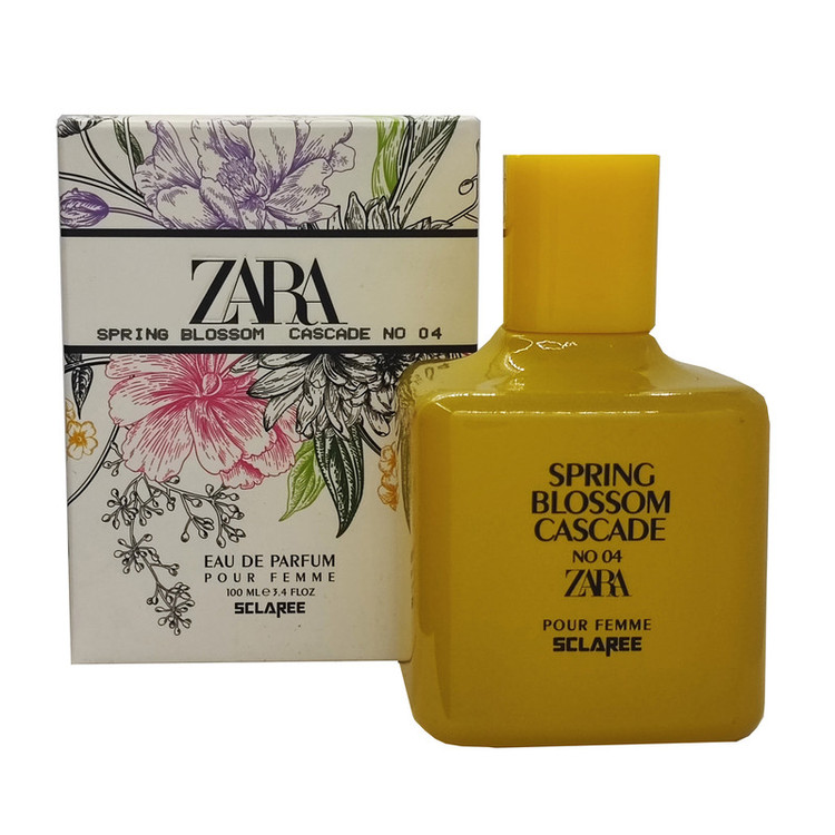 ادوپرفیوم زنانه اسکلاره مدل Spring Blossom Cascade zara با رایحه خنک حجم 100 میلیلیتر