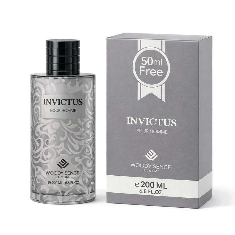 ادو پرفیوم مردانه وودی سنس مدل Invictus با رایحه تند و خنک حجم 200 میلی لیتر