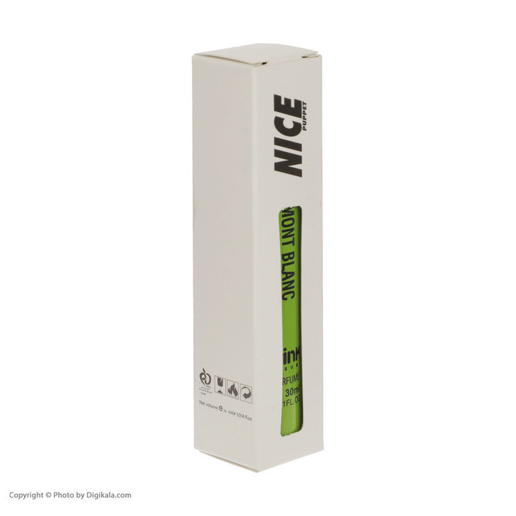 عطر جیبی مردانه پینک ویژوال مدل Munt Blank حجم 30 میلی لیتر