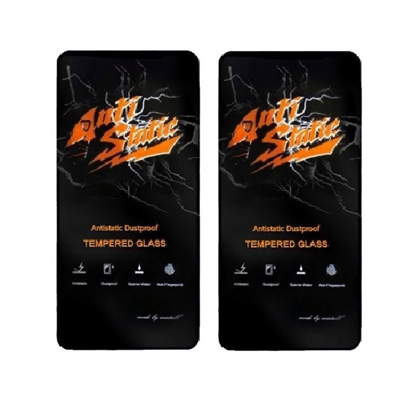 محافظ صفحه نمایش آرمور مدل آنتی استاتیک مناسب برای گوشی موبایل اپل iPhone 11 Pro Max بسته 2 عددی