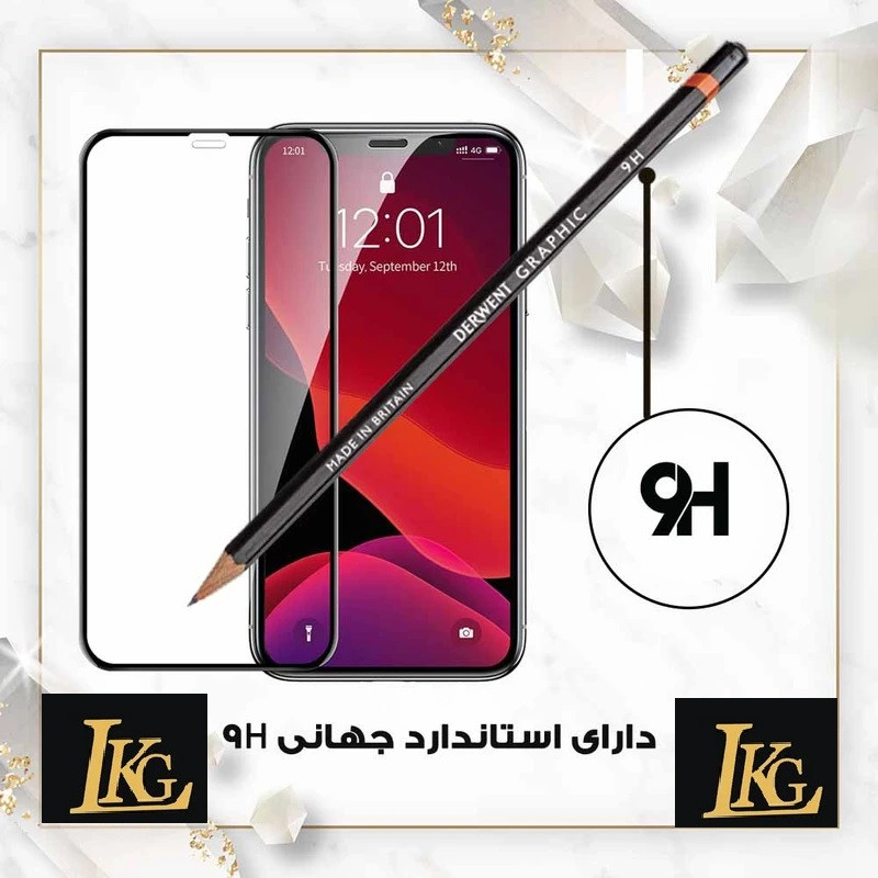 محافظ صفحه نمایش شیشه ای ال کا جی مدل LKK full مناسب برای گوشی موبایل سامسونگ Galaxy A32 5G / M32 5G / F12 / F13 / F02s / F23 5G / جی پلاس Gplus X10 / X10 Plus / X20 /آنر X5b