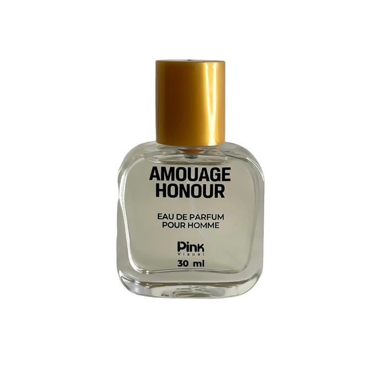 عطر جیبی مردانه پینک ویژوآل مدل Amouage Honour با رایحه خنک حجم 30 میلیلیتر