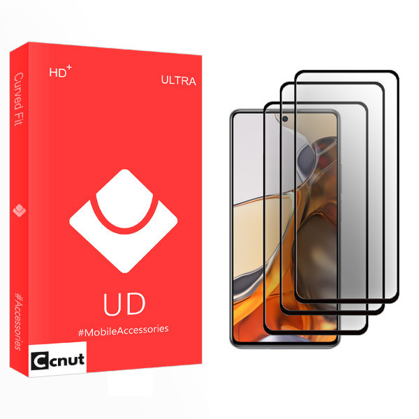 محافظ صفحه نمایش سرامیکی کوکونات مدل UD Ultra مناسب برای گوشی موبایل شیائومی 11T Pro 5G 2107113SG بسته سه عددی