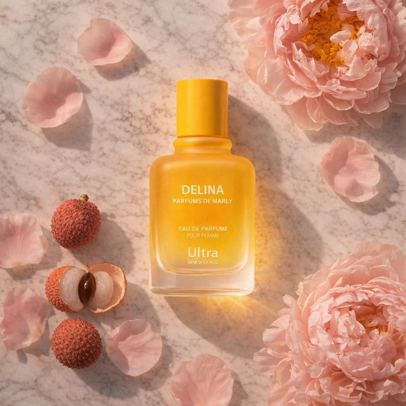 عطر جیبی زنانه اولترا ویرچوآل مدل Delina De Marly با رایحه شیرین حجم 30 میلیلیتر