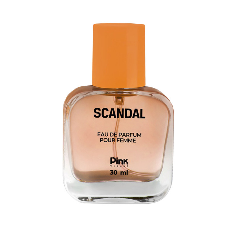 عطر جیبی زنانه پینک ویژوآل مدل Scandal با رایحه شیرین حجم 30 میلیلیتر