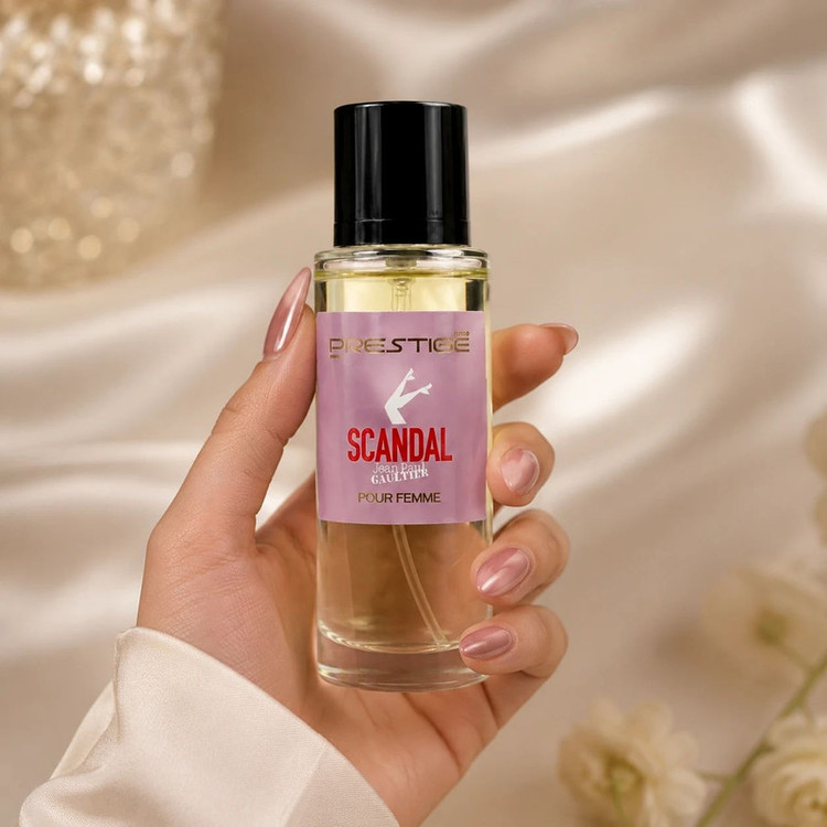 عطر جیبی زنانه نیو پرستیژ کالر مدل SCANDAL Jean Paul GAULTIER با رایحه گرم و شیرین حجم 35 میلیلیتر