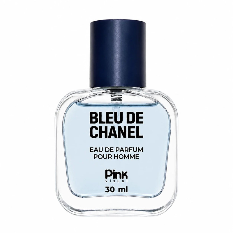 عطر جیبی مردانه پینک ویژوآل مدل Bleu De Chanel با رایحه تلخ و چوبی حجم 30 میلیلیتر