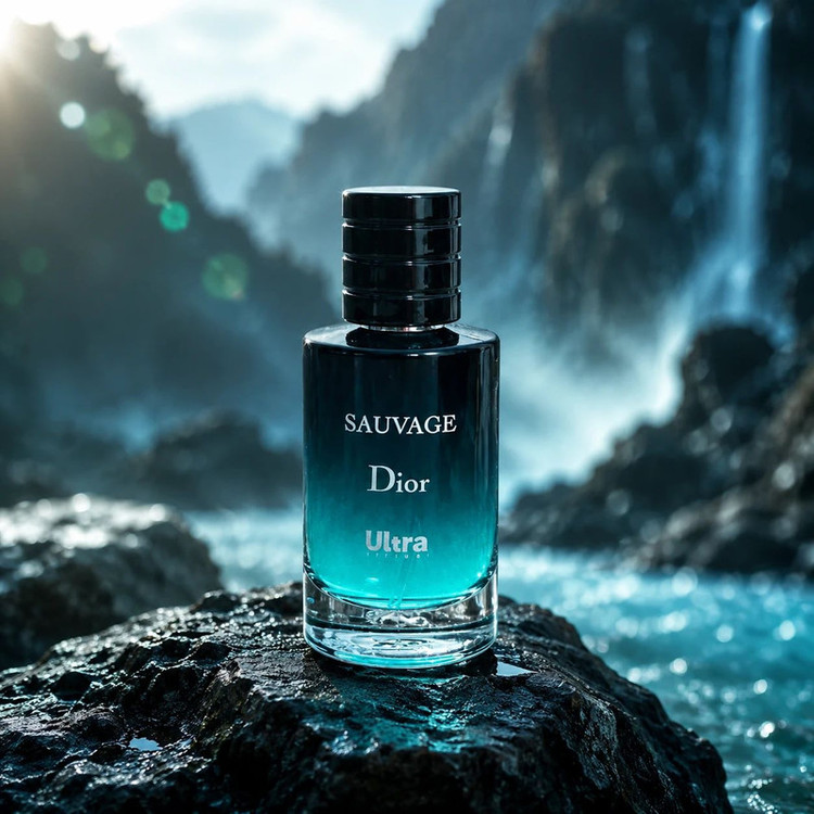 عطر جیبی مردانه اولترا ویرچوآل مدل Sauvage Dior با رایحه خنک، مرکباتی، شرقی حجم 32 میلیلیتر